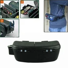 Черный портативный водонепроницаемый рыболовный ящик рыболовная приманка крючок Приманка снасти поясной чехол Спиннер коробка рыболовное оборудование H150119C
