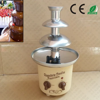 

Three layers of chocolate fountain chocolate waterfall machine fountain spray tower chocolate fountain machine
