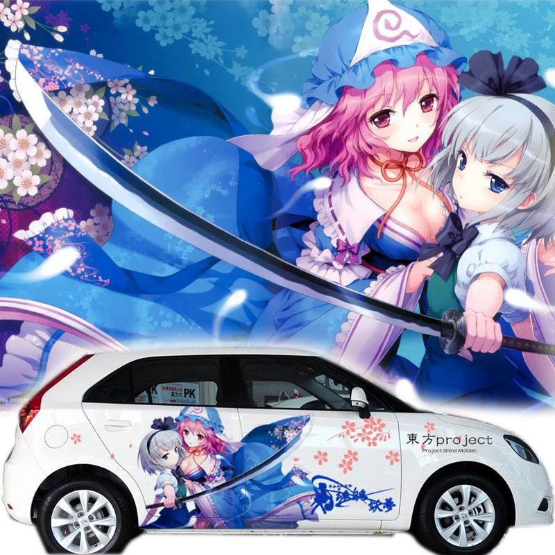سيارة أعواد تزيين انمي ياباني Youmu Konpaku مشروع الانجراف سباق ملصقات مصورة ملصقات الباب ل الذكية ميني كوبر Car Decoration Stickers Decal Stickerstickers Japanese Aliexpress
