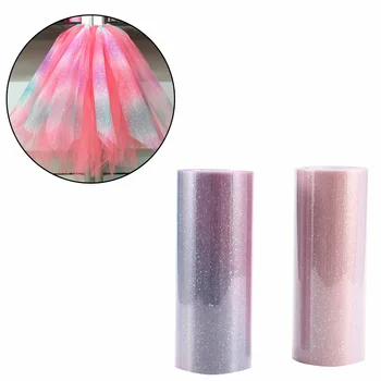 

15cm Rainbow Tissue Tulle Roll DIY Tutu skirt Wedding Decoration Flowers Wreaths Packing Party Christmas Decoration