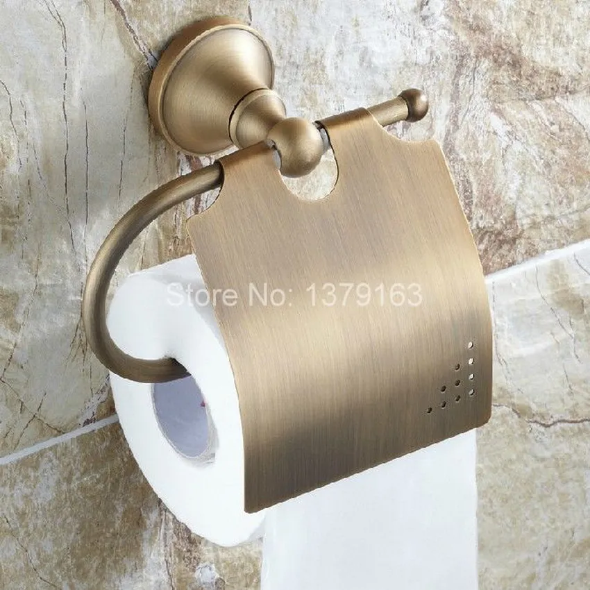 

Bathroom Accessory Vintage Retro antique Bronze Wall Mounted Toilet Paper Roll Holder aba131