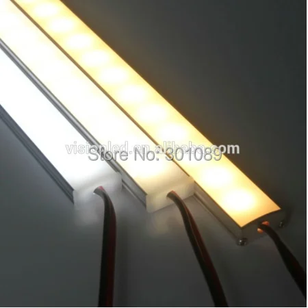 20 штук много, свет кабинет бар, 0.5 м с 36 шт. 5630 SMD LED, 10 Вт, снимите крышку и молочно крышка диффузный avaiable