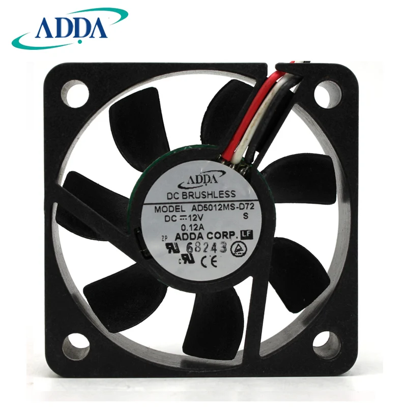 NEW ADDA AD5012MS-D72 5015 12V0.12A 5CM ATX cooling fan |