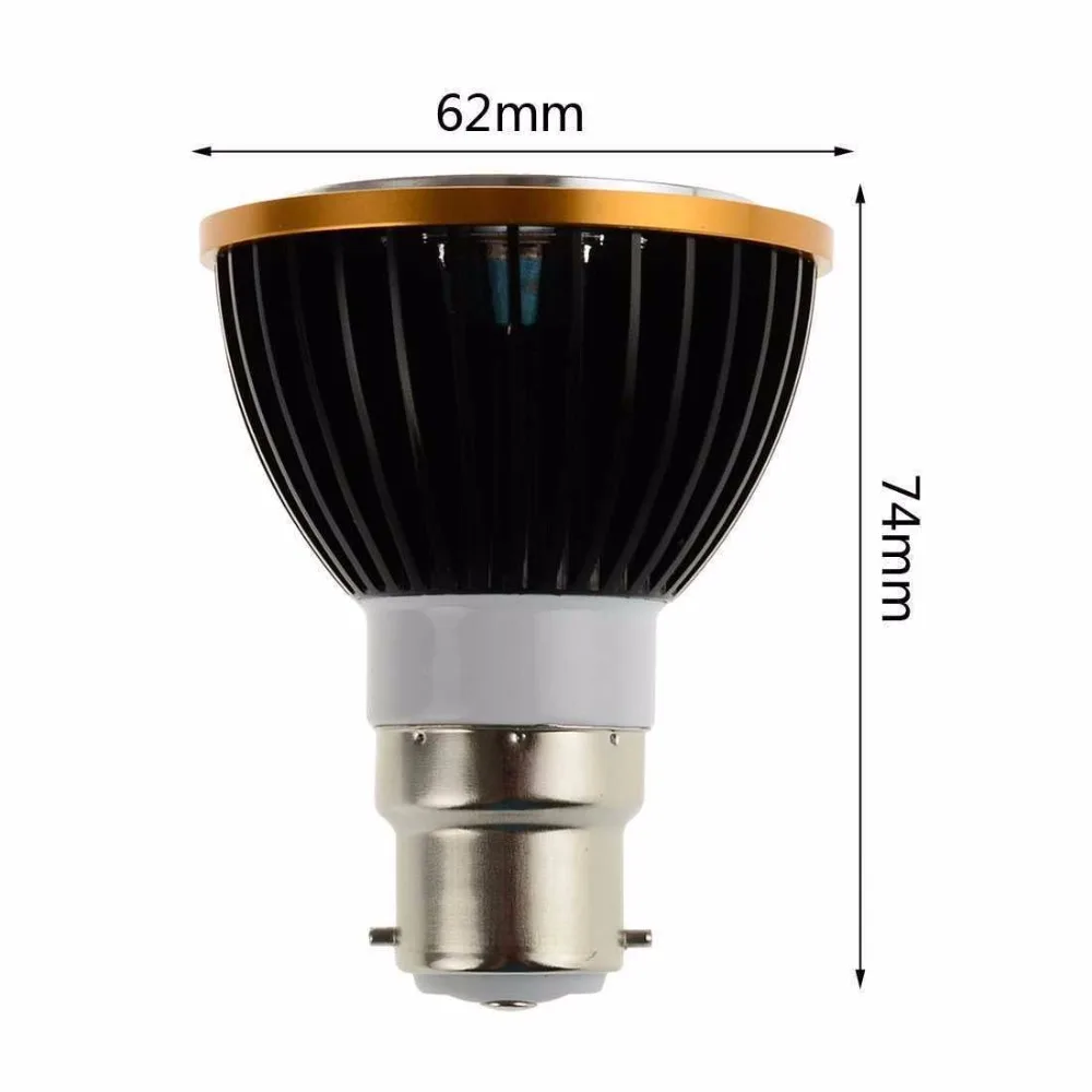 30 * DHL LED PAR20 лампы B22 15 Вт 5*3 теплый белый/холодный белый/чистый белый 110 В 220