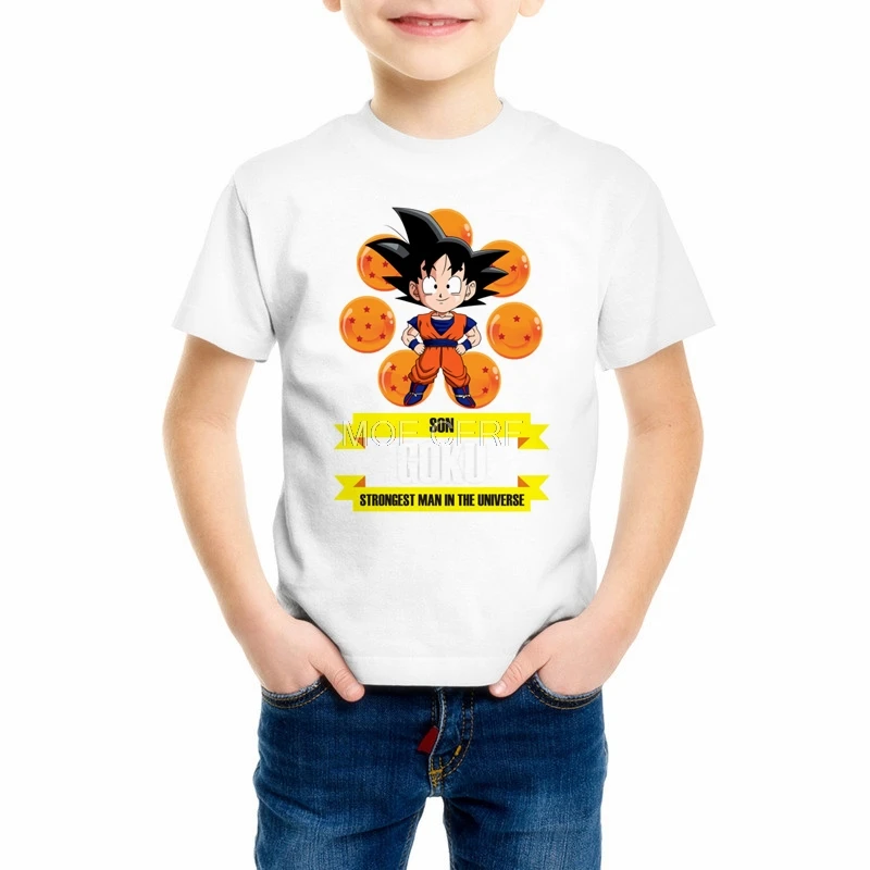 Футболки Vegeta аниме Гоку для сына, для мальчиков, девочек, детей, Camiseta Harajuku, футболка с принтом Dragon Ball топы, Z17-6 - Цвет: 19