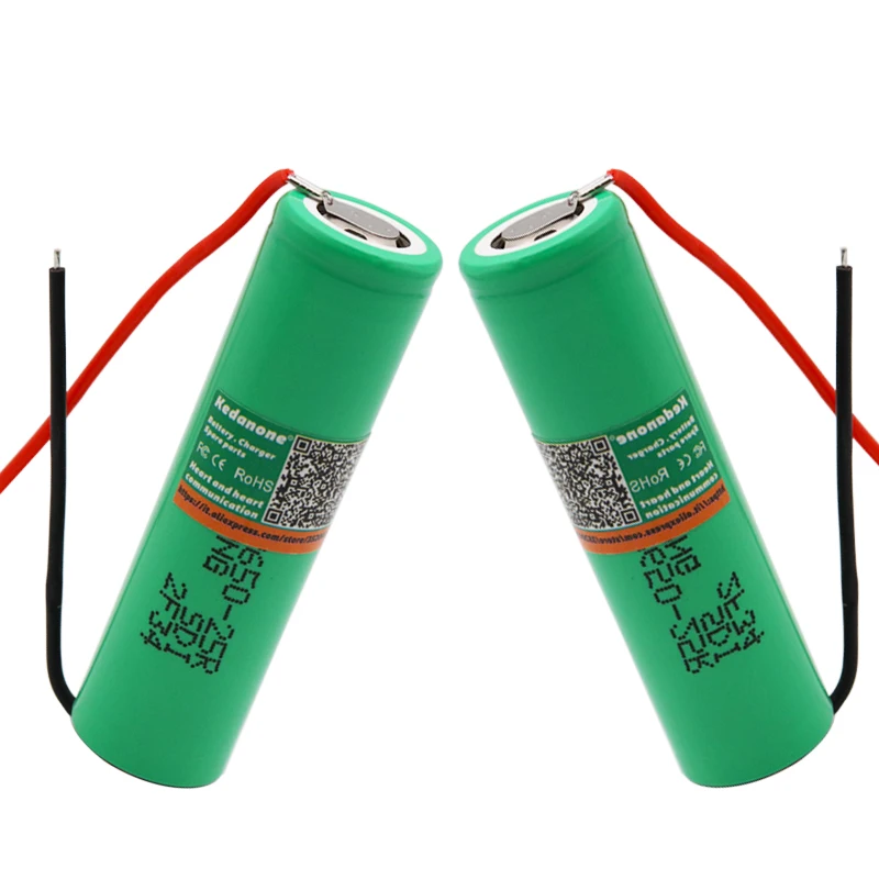 18650 2500mAh аккумулятор INR1865025R 3,6 V разряда 20A выделенная батарея питания для samsung+ DIY провода