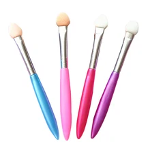 XIMIVOGUE 10PCS Sponge Double Size Eye Shadow Make Up Brushes Applicator Eyebrow Cosmetic Makeup Tool Eyelash Lip Eye Brow Brush
