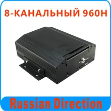 Russia sale,8 channel 960H HDD DVR with Russian menu motion detection 8CH shcool bus truck coach DVR ,free shipping
