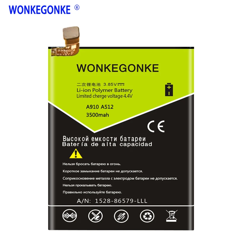 Wonkegonke Li3925T44P8h786035 для zte лезвие V7 лезвие V8 BV0800 A910 A512 Xiaoxian 4 BV0701 батареи Bateria