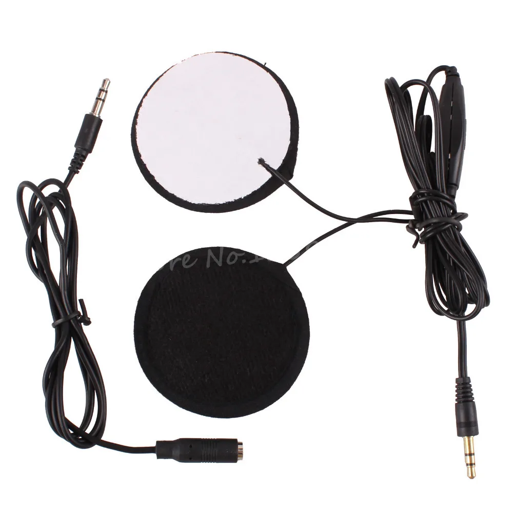 New Stereo Motorcycle Helmet Speaker Headphones Earphone 3.5mm Plug
