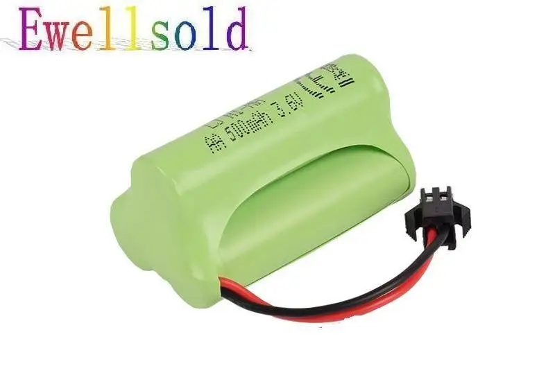 Ewellsold 2 шт. 3 6 v 500 мА/ч никель-металл-гидридный перезаряжаемый аккумулятор с SM