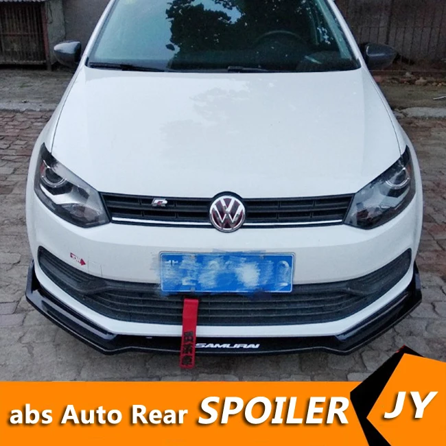 Для Volkswagen POLO Body kit спойлер- для поло ABS задний спойлер передний бампер диффузор защитные бамперы