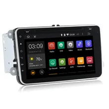 8 Inch 1024*600 2 Din Android 4.4.4 VW Car Audio DVD Player GPS For GOLF 6 Polo Bora JETTA B6 PASSAT Tiguan SKODA OCTAVIA 3G