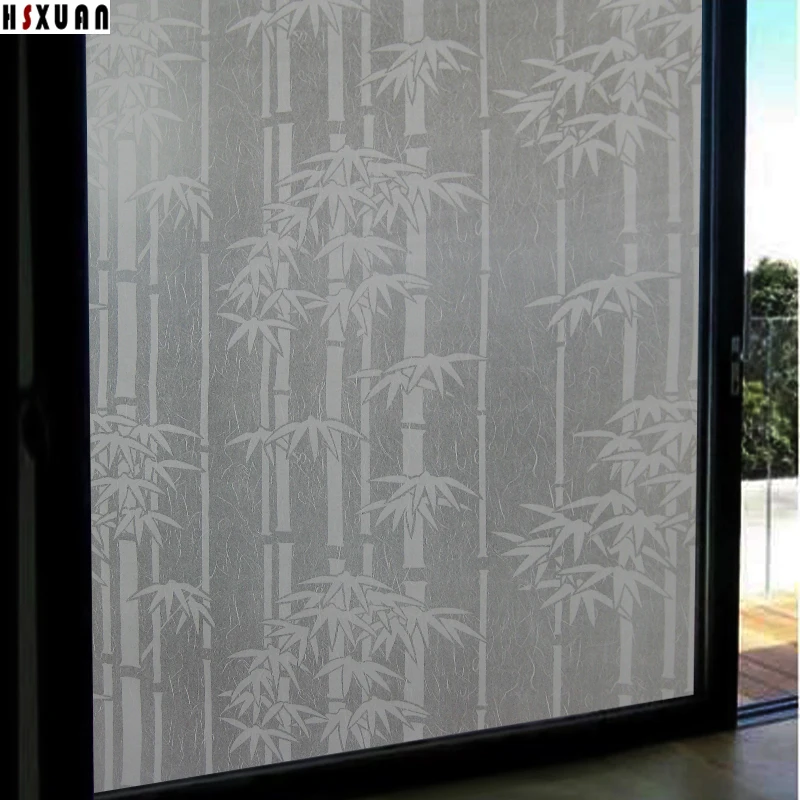 bamboo decorative window film 91x100cm furniture decor frosted opaque pvc self adhesive glue window sticker - Decorative Window Film bamboo decorative window film 91x100cm furniture decor frosted opaque pvc self adhesive glue window sticker - Decorative Window Film