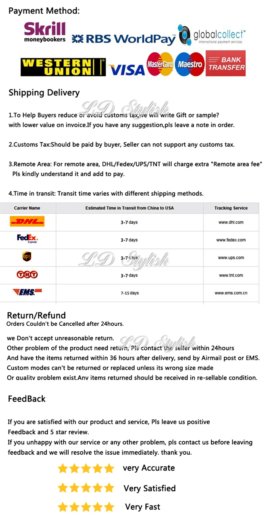 payment to feedback