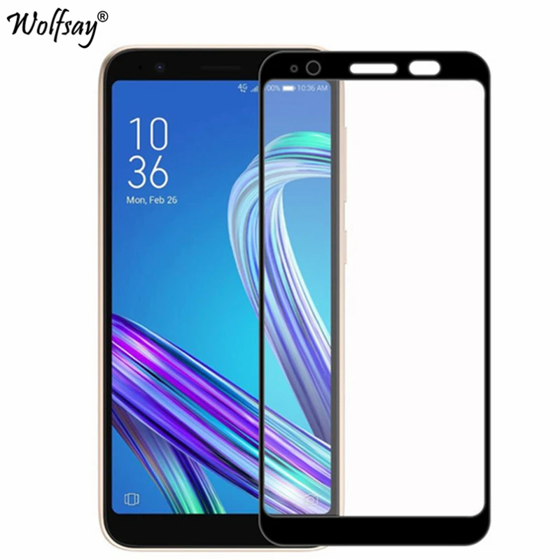 1 шт. Защитное стекло для экрана Asus ZenFone Live L1 ZA550KL закаленное Для полное покрытие |