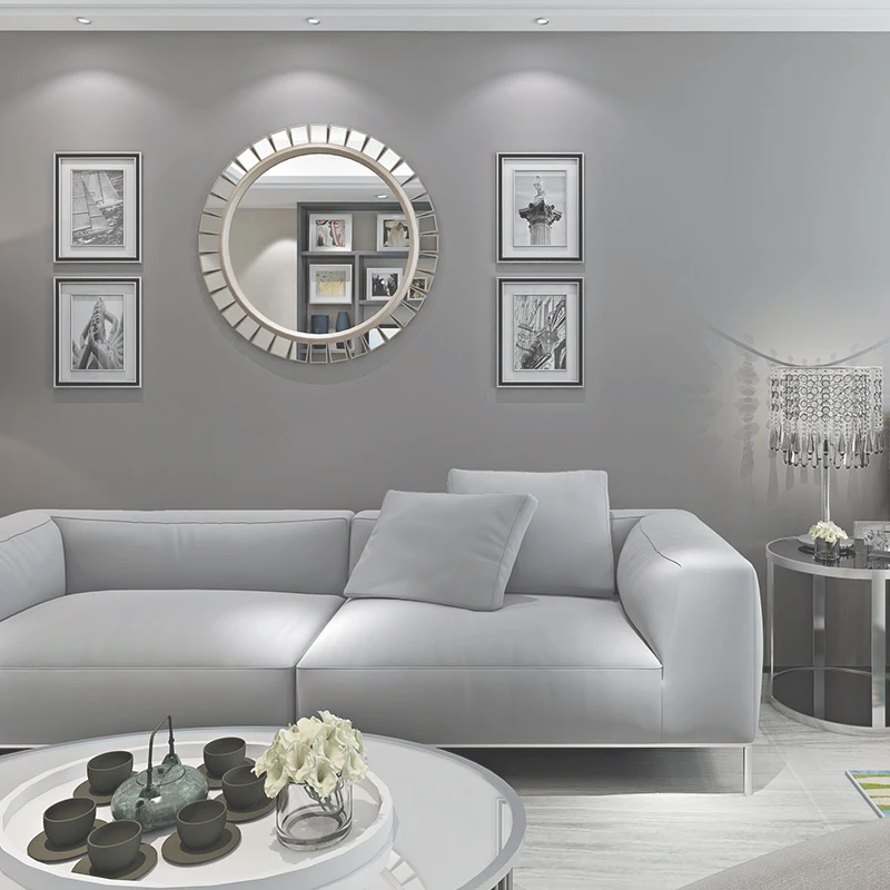 Téléchargement gratuit Images Beibehang Black Gray Non Woven Wallpaper For Living Room Bedroom dernière salutations