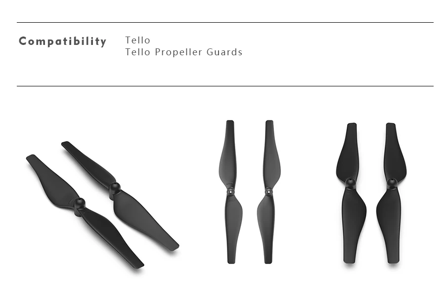 Оригинальные Tello быстросъемные пропеллеры+ защита пропеллера легкие и прочные пропеллеры специально разработаны для DJI Tello