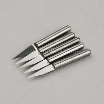 

5pcs/set Carbide PCB Engraving CNC Bit Router 25 Deg 0.1mm drill bit tools free shipping (J3.2501x5)