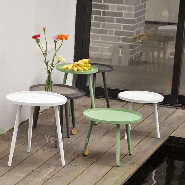 Modern Design Small Size Metal Side Table Outdoor Loft Tea Modern Design Small Size Metal Side Table Outdoor Loft Tea Living Room