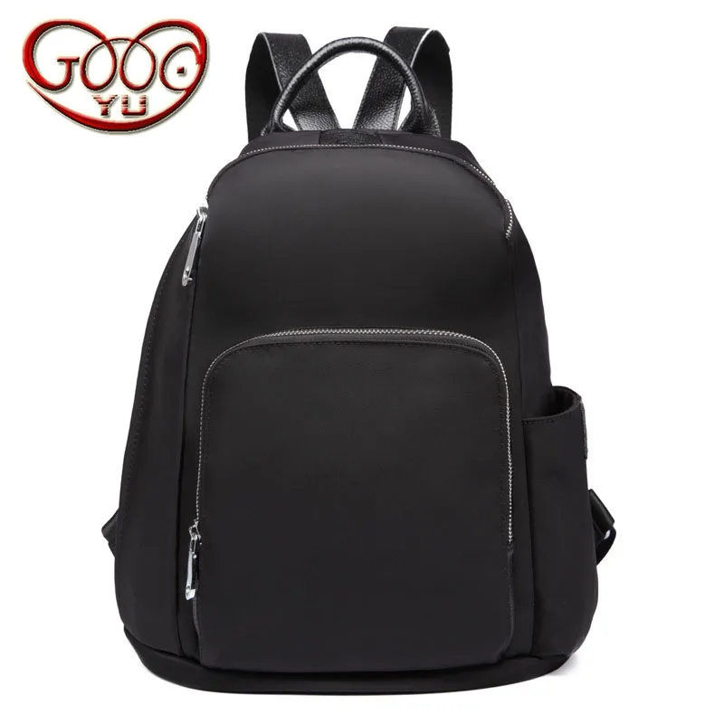 

Ladies New Oxford cloth with leather shoulder bag Korean waterproof vertical square bag Couple bag