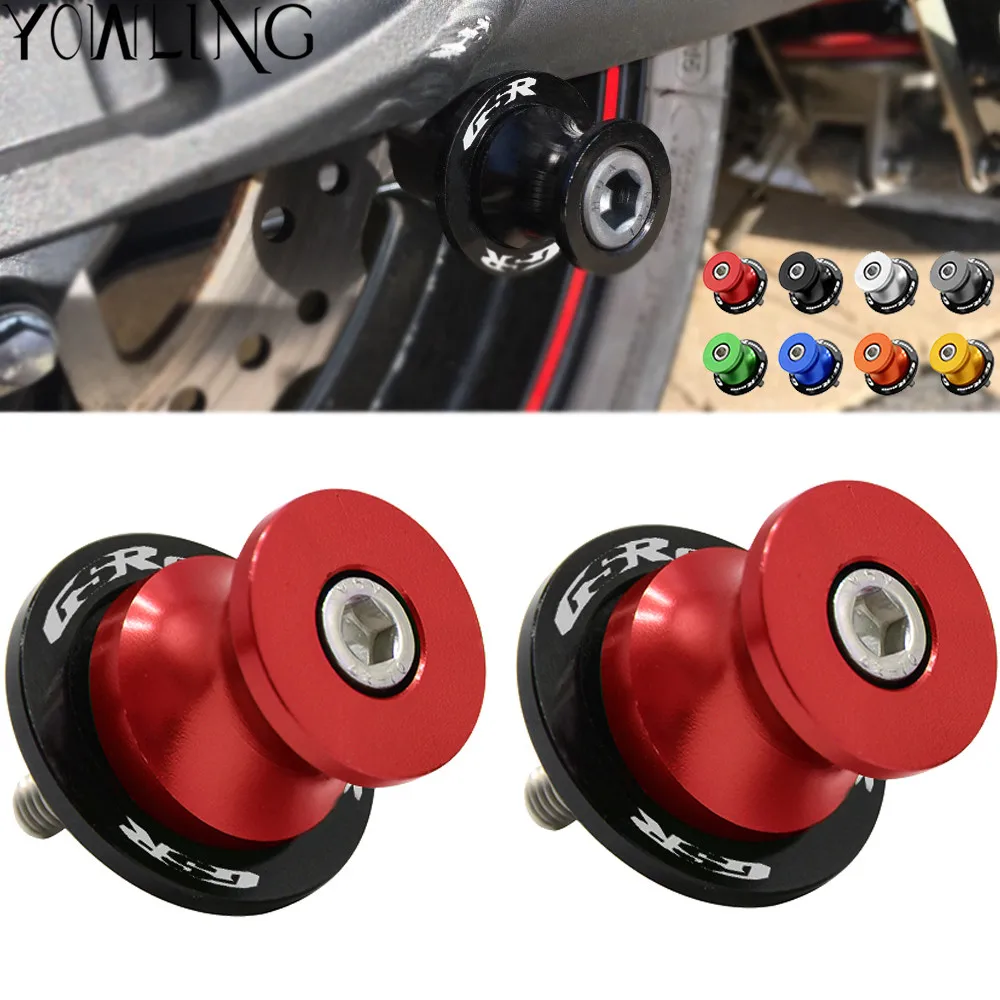 ViZe Motorcycle Spools Diabolos Sliders Stand Screws Support Screws Black, M8X1.5