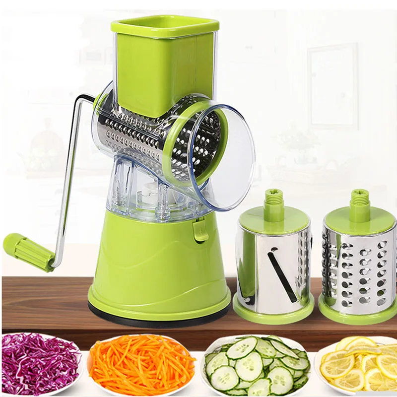 Vegetable Cutter garlic peeling machine Multifunctional Slicer Round ...