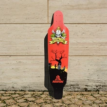 KOSTON pro longboard deck with 8ply canadian maple hot air pressed, quality long skateboard decks for cruising purpose