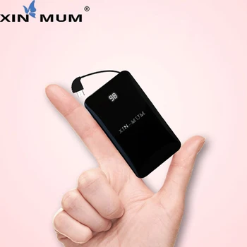 

Mini Ultra-thin Slim Mirror Power Bank 8000mAh Portable 5V/2.1A Alloy Powerbank Battery Quick Fast Charge For Mobile Phones