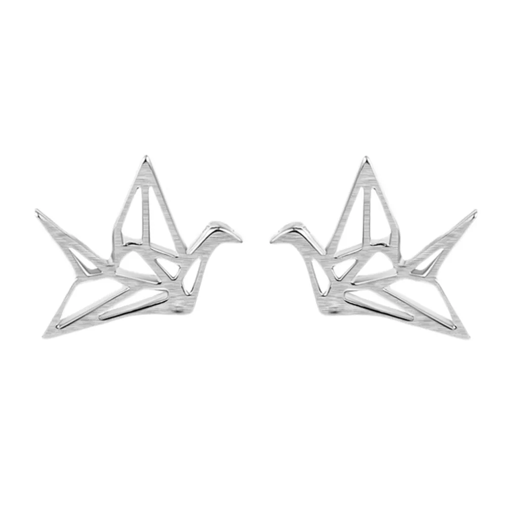 Jewelry Wild Crane Earrings for Women Vintage Cute Animal Bird Stud Earrings Pendientes