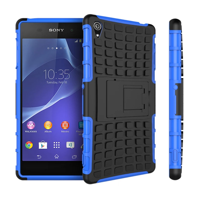 For Sony Xperia Z3 ShockProof Protective Cases TPU Plastic Hybrid