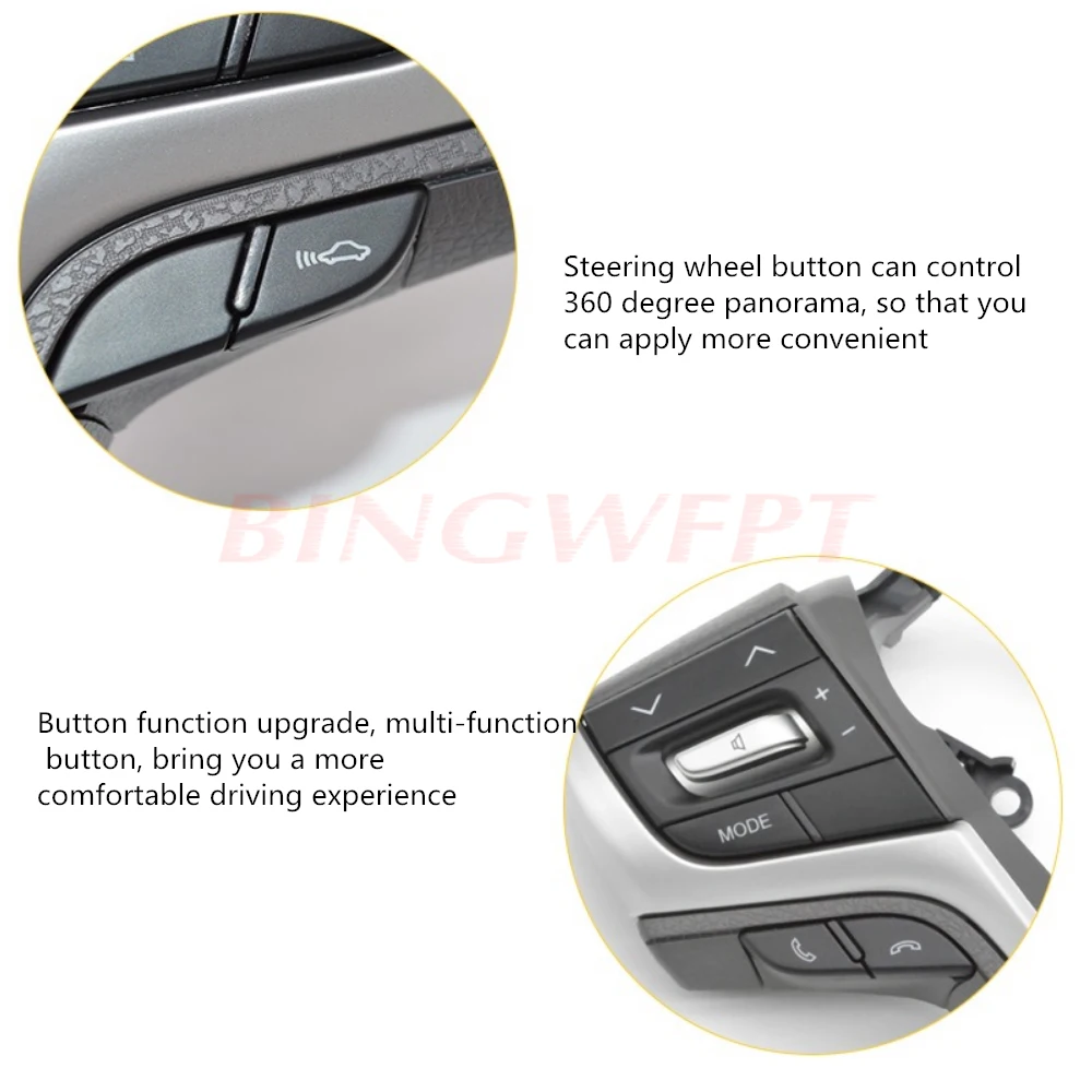 Автомобильный Стайлинг для Toyota Land Cruiser Prado руль круиз контроль переключатели Bluetooth с кабелями