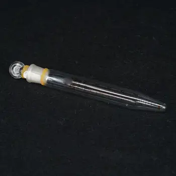 

10ml Lab Glass Conical Bottom Centrifuge Tube Scaled With Stopper Chemical Ware