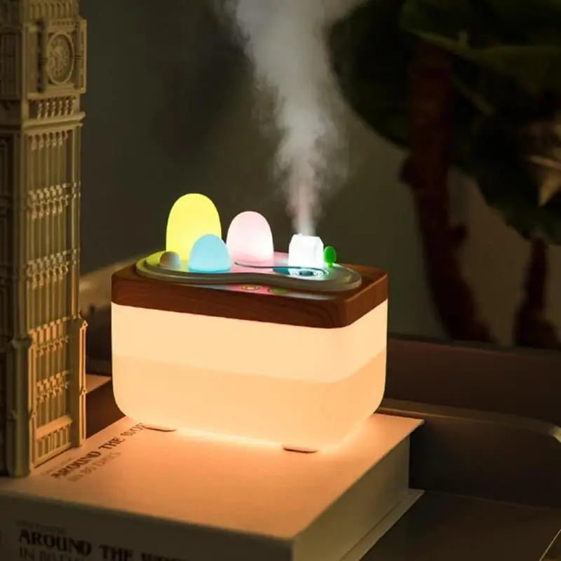 

420ML Large capacity air humidifier Essential Oil Aroma Diffuser Remote Control LED Night Light for Office Home Desktop