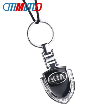 

1pcs Car Styling Shield Car Keychain Key Chain Ring KeyRing For KIA Cerato Sportage R K2 K3 K5 Sorento Rio Soul accessories