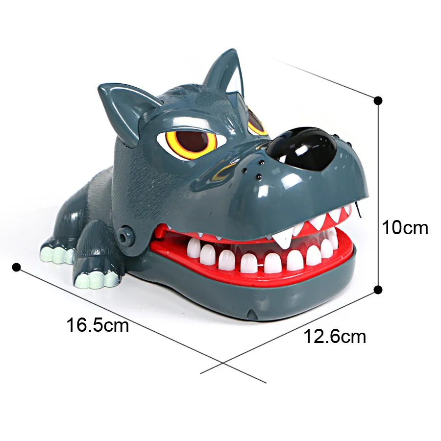 bite finger toy funny wolf finger bite games funny wolf biting finger toys party game joke toy family interactive toy children Large Fierce wolf Mouth Dentist Bite Finger Game Funny Novelty Gag Toy for Kids Children