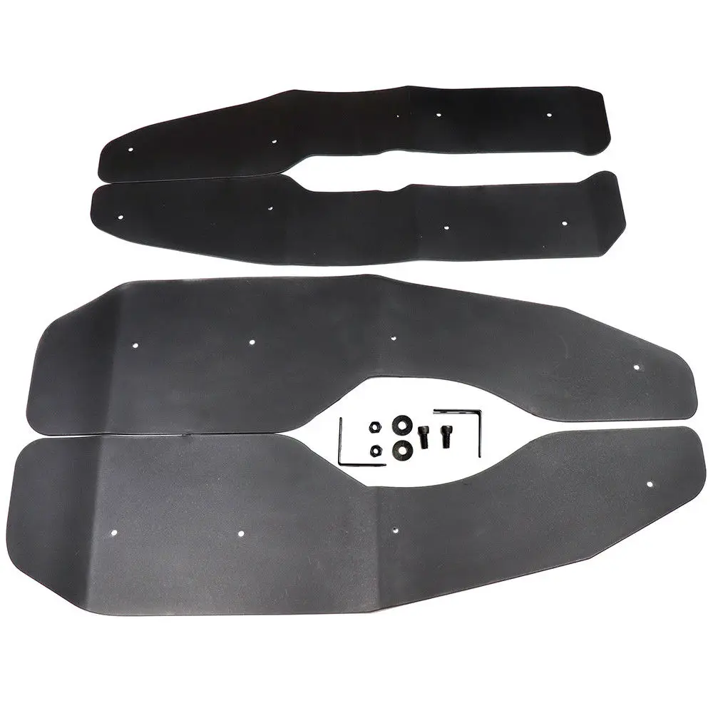 

KEMiMOTO UTV Fender Flares Mud Flaps Set Mud Guard for Polaris RZR 570