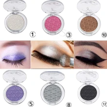 Новинка, модные модели, профессиональный макияж глаз, одноцветные тени для век, гелевые, вечерние, косметика, 12 цветов на выбор