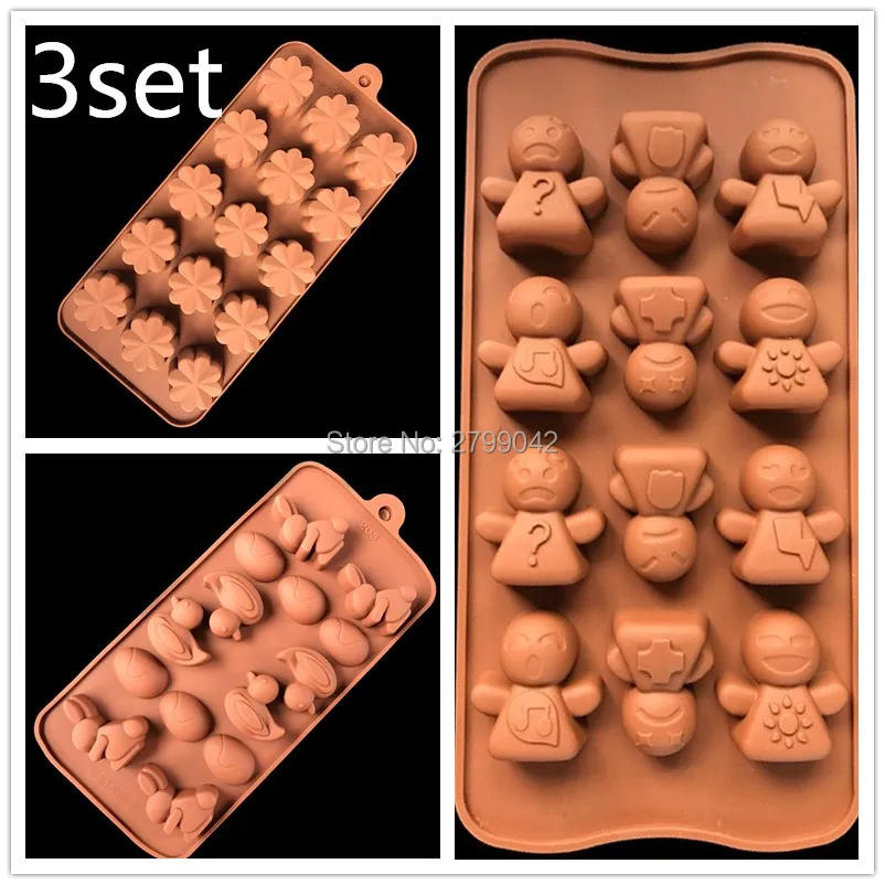 DIY 2017 Fashion Kitchen Tools Mold 3 Set 41 Cavit...