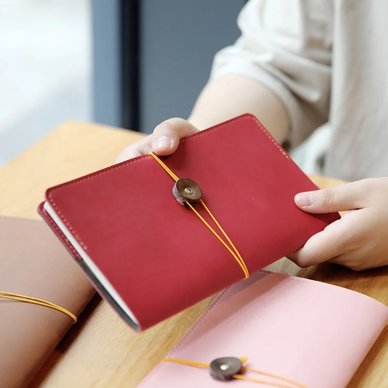 

PU Portable TN Standard Traveler Journal Notebook Writing Pad, Personal Diary Simple Memo Pad
