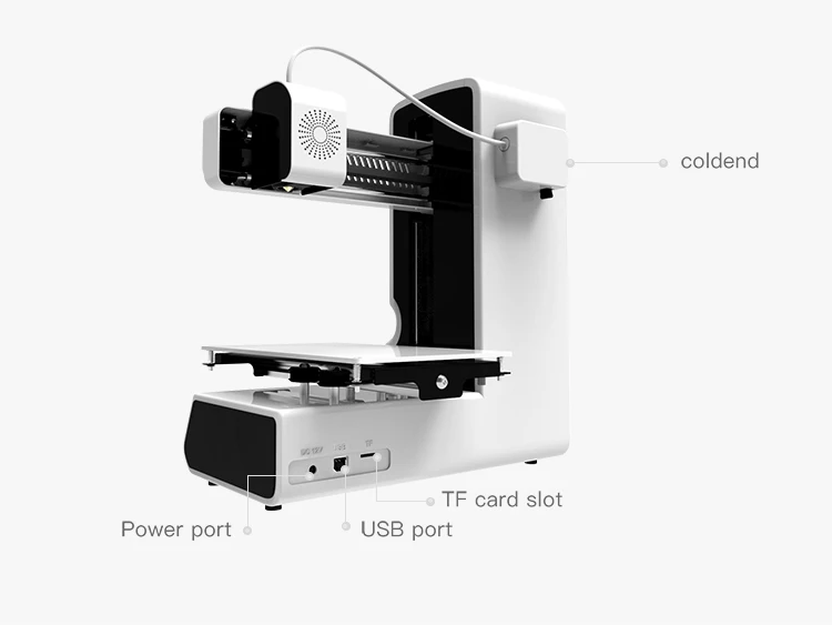 Geeetech 3d принтер E180 с полноцветным сенсорным экраном, Wi-Fi, металлическая пластина 1,75 мм, PLA нить, 3D-принтер с открытым исходным кодом