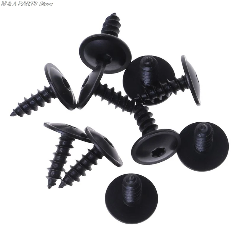 

10pcs Engine Cover Undertray Splashguard Wheel Arch Torx Screw For Audi 5x16mm Clips