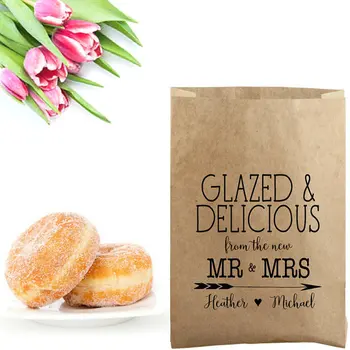 

personalized Deer Antler Wedding candy Buffet treat gift bar Petal Toss bags BIRTHDAY Bridal Shower Bakery Cookie Favors pouches