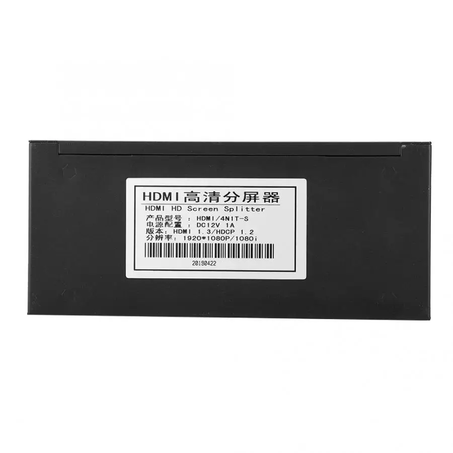 100-240V 4x1 Quad HDMI мульти-просмотра бесшовный Переключатель Экран сплиттер кабель