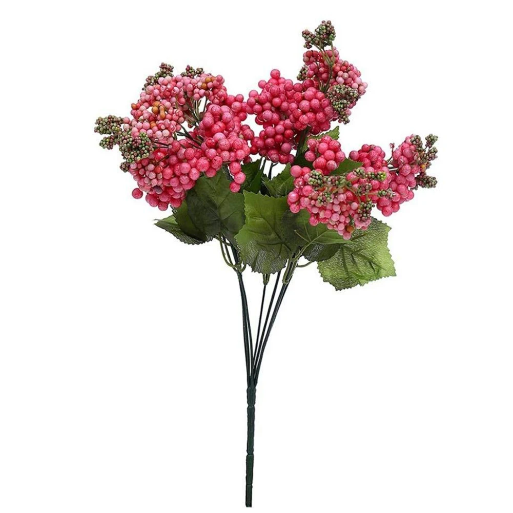 Artificial Berry Bouquet Foam Lifelike Reusable Simulation Berry For