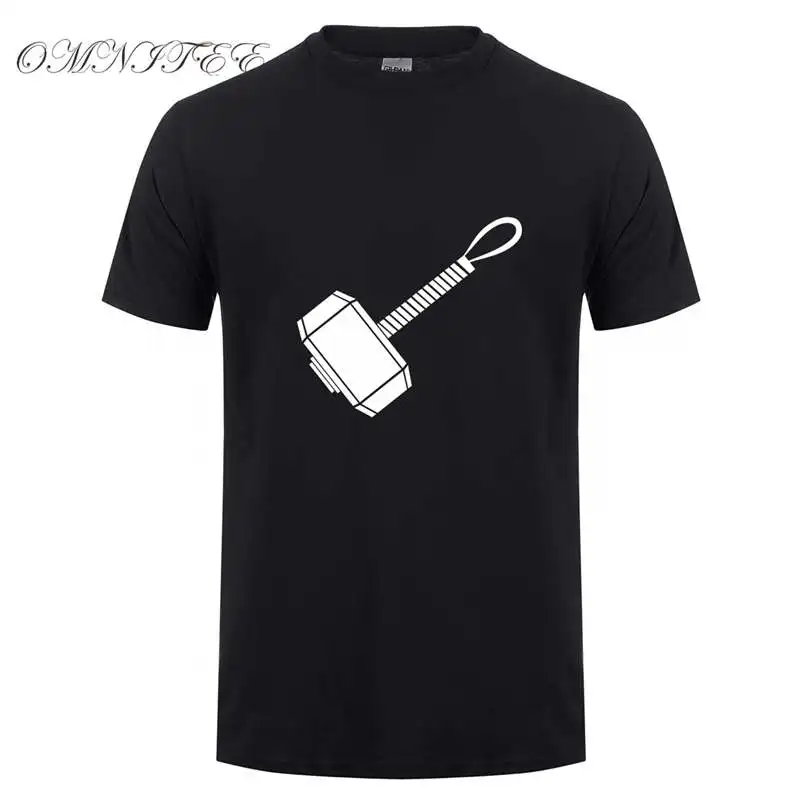 

New Thor T shirt Fashion Men Thor Hammer T-Shirt Top Quality Summer Style Short Sleeve Cotton Men T Shirt OT-372