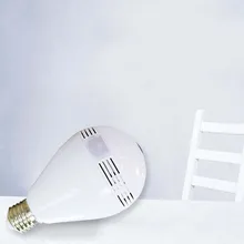 Интеллектуальная 2 миллиона Беспроводная панорамная сетевая лампа камера WiFi подключенная 360 градусов рыбий глаз камера наблюдения
