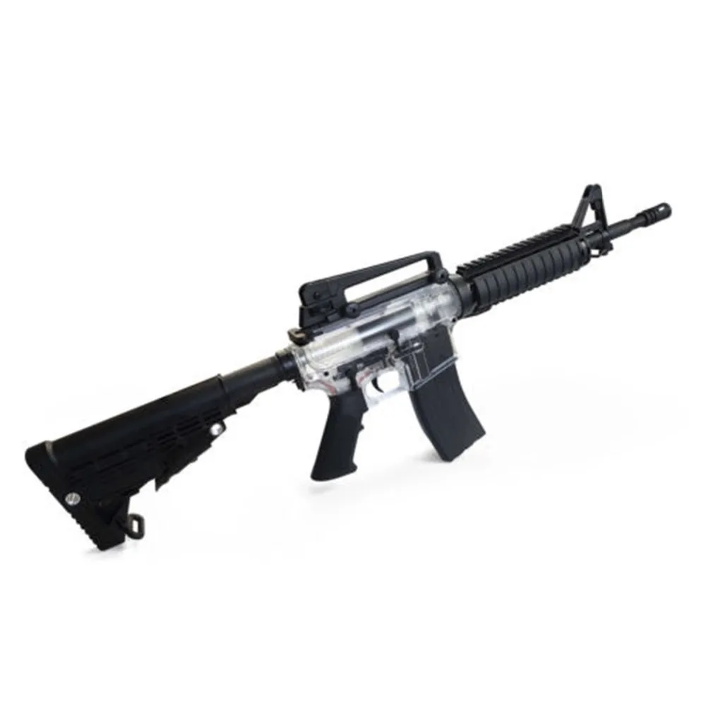 

New Well M4-001 Transparent Gel Blaster Toy Gun Mag Fed Automatic gel ball 7-8mm