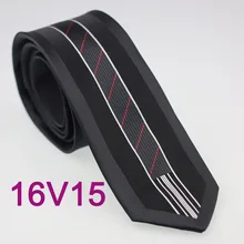 YIBEI coahella Ties тонкий черный галстук с вырезом, окаймленный красными серебристыми полосами, тонкий галстук, чтобы соответствовать платью рубашки свадебные платья