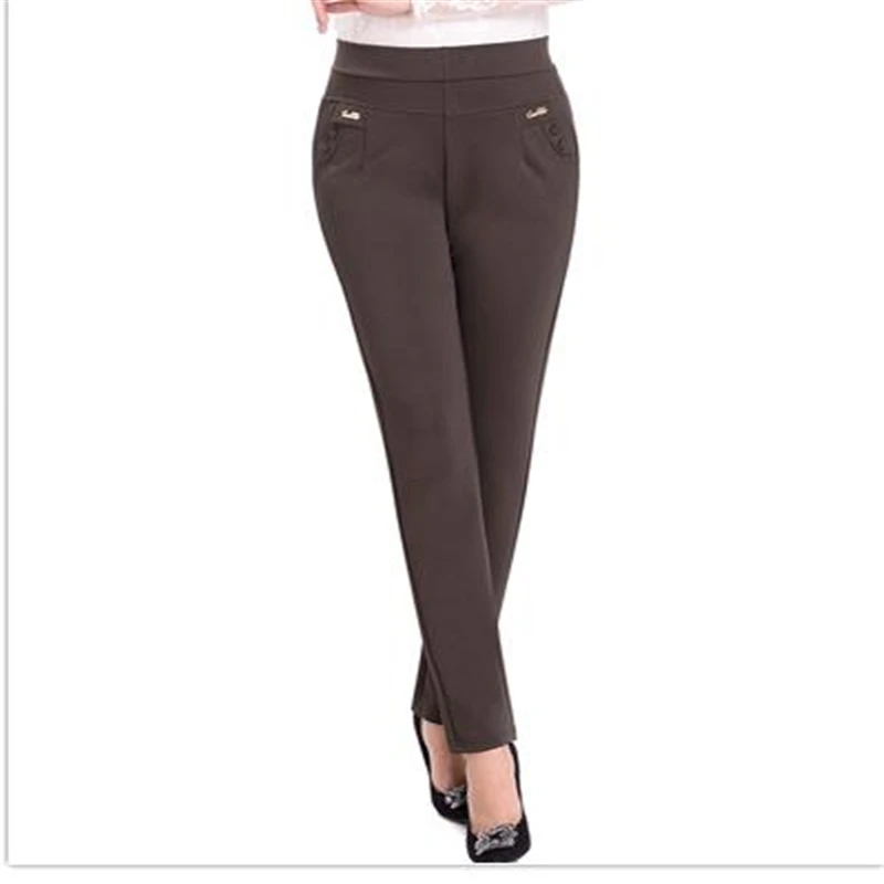 Lady Winter Thick Oversized Pantalones Woman Autumn Plus Size Pants ...